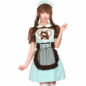 送料無料 いつまで クリアストーン 】♡°* しっぽ付き（ブラウン メイド服 ブラウン コスプレ衣装