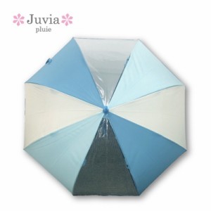 JUVIAジュビア　婦人用雨傘　有りそうで無かった大人のビニール窓付☆雨傘・長傘☆コンビ　