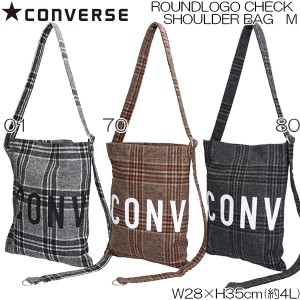 CONVERSE コンバース ROUNDLOGO CHECK SHOULDER BAG M 14664200