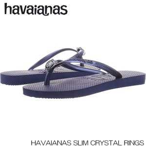 havaianas ハワイアナス HAVAIANAS SLIM CRYSTAL RINGS スワロフスキー レディース ビーチサンダル おしゃれ 海 ビーサン HA3-067 / ネイ