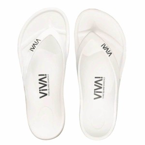 VIVA! ISLAND ビバアイランド JAPAN FLIP FLOP ビーチサンダル メンズ レディース ホワイト V-821101 WHT