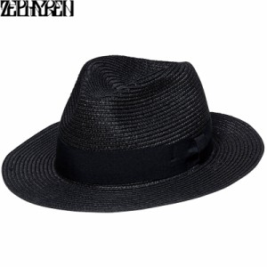 Zephyren ゼファレン PANAMA HAT BLACK