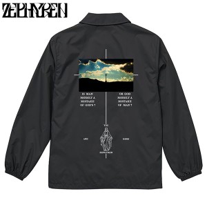 Zephyren ゼファレン COACH JACKET BLACK / twilight