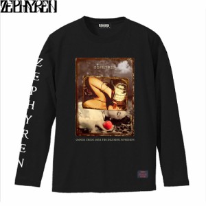 Zephyren ゼファレン L/S TEE - In vino veritas - BLACK