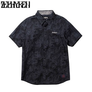 Zephyren ゼファレン SHIRT S/S - Resolve - BLACK / TIGER