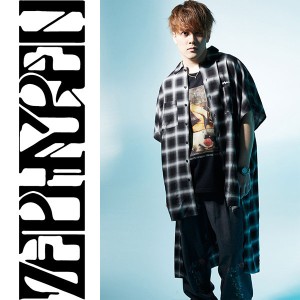 Zephyren ゼファレン LONG SHIRT S/S - Resolve - BLACK CHECK