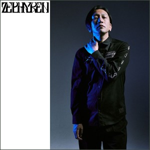 Zephyren ゼファレン EMBLEM SHIRT L/S BLACK / fiat lux