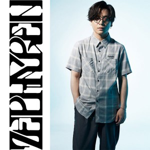 Zephyren ゼファレン CHECK SHIRT S/S - Resolve - GRAY?