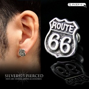 good vibrations グッドバイブレーション ROUTE66 ピアス シルバー925 シルバーピアス メンズピアス アメリカ国道 バイカー キャストピア