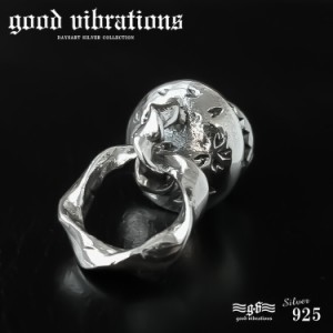 good vibrations グッドバイブレーション シルバー925 桜 サクラ さくら 花びら 和柄 ツイスト シルバーアクセ サイドコンチョ ジョイン