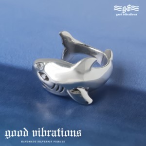 good vibrations グッドバイブレーション イヤーカフ シルバー925 シャーク サメ 鮫 おしゃれ