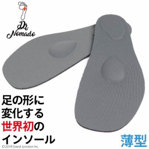 メール便送料無料 [Nomado/ノマド]中敷き/インソール/Dr.NOMADO/ビジネス/メンズ/レディース/パンプス/足袋/形状記憶/薄型/特許素材/ 　