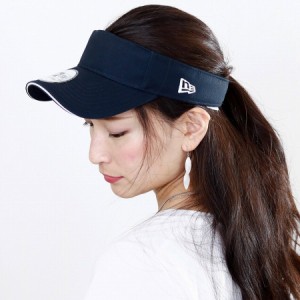 NEWERA サンバイザー 日よけ オールシーズン 紫外線対策 ニューエラ 帽子 レディース フリーサイズ スポーツ newera バイザー メンズ サ