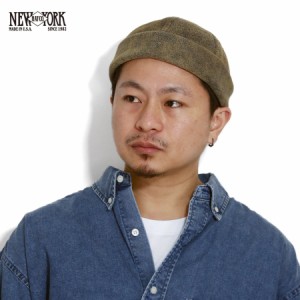 革 フィッシャーマンキャップ NEWYORKHAT レザー メンズ アンティークレザー 牛革 本革 アメリカ 大きいサイズ M L XL キャップ 羊革 レ