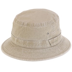 ステットソン 帽子 メンズ 春夏 小さいサイズ 大きいサイズ ウォッシュドコットン サハリ ハッ