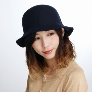 Mazurek 帽子 日本製 クロッシェ ハット レディース マズルカ クロシェ 無地 シンプル ハット 婦