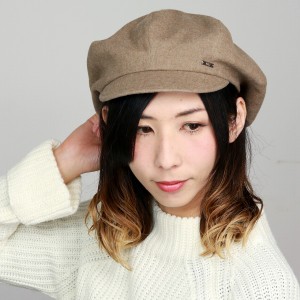 daks キャスケット レディース UVカット帽子 日本製 シンプル DAKS 帽子 キャス UV加工 TOP糸ツイル