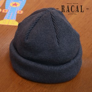 racal 帽子 ロールキャップ 春夏 フィッシャーマンキャップ メンズ ラカル ニット帽 秋冬 リブニ