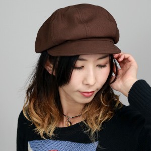 帽子 レディース キャスケット 日本製 シンプル 無地 コットン100％ オックス 8方 キャス メンズ