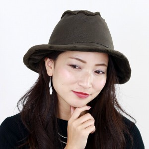 ステットソン ハット レディース 秋 冬 帽子 日本製 フェイクレザー ダウンハット STETSON フェイ