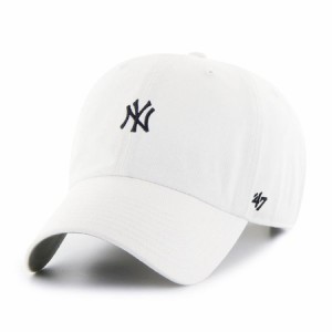 47brand クリーンナップ フォーティーセブン キャップ メンズ ストリート系 ブランド Yankees Baserunner '47 CLEAN UP White ホワイト 1