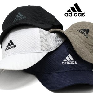 adidas キャップ メッシュ 涼しい 夏 帽子 メンズ ベースボールキャップ スポーツ フリーサイズ 吸汗速乾 アディダス 父の日 ギフト ［ b