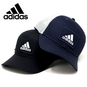 adidas キャップ メッシュ 帽子 春夏 メンズ アディダス ロゴキャップ ベースボールキャップ 涼しい ADM BOS WAPPEN 6P MESH CAP フリー