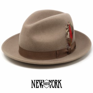 ニューヨークハット フェルト ハット メンズ ハット 帽子 中折れハット レディース ウールフェルトハット new york hat The Fedora アー