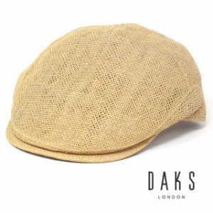 DAKS ペーパークロス アイビーキャップ メンズ 帽子 メンズ ハンチング メンズ ダックス ハンチング帽子 春夏 紳士 Sサイズ Mサイズ Lサ