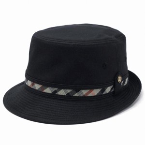 DAKS メンズ アルペンハット 帽子 ハット ダックス シンプル コットン 日本製 おしゃれ チェック 紺 ネイビー［ alpine hat ］送料無料 