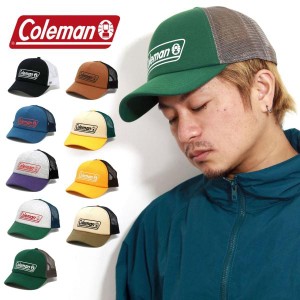 コールマン キャップ キャンプギア Coleman メッシュ キャップ メンズ アウトドア 釣り キャップ フィッシング 帽子 メッシュ 通気性 登