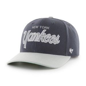 47 キャップ ヤンキース メンズ レディース 47BRAND 帽子 ブランド 深め キャップ '47 REPLICA SCRIPT MVP DP ネイビー [ ニューヨーク・