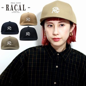racal ショートブリム キャップ メンズ コットン ウェザークロス アンパイアキャップ メンズ ラカル つば の 短い キャップ 帽子 日本製 