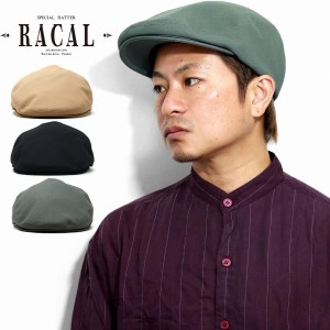 ハンチング帽 メンズ ラカル コットン100% ツイル 無地 racal 帽子 秋冬 日本製 ハンチング帽子 秋物 アイビーキャップ シンプル ハンチ