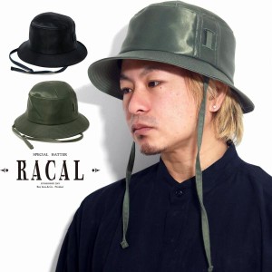 リサイクルナイロン 秋冬 バケットハット メンズ オーガニックコットン 平紐付き racal ハット メンズ 日本製 バケットハット レディース