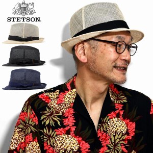 STETSON シナマイ 中折れハット メンズ ハット 帽子 メンズ 春夏 中折れ帽 ハット ステットソン 日本製 マニラ麻 紳士ハット 麦わら帽子 