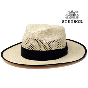 STETSON ストローハット パナマ 中折れハット ステットソン WHIPPET 春夏 パナマ帽 帽子 メンズ ハット 涼しい 帽子 中折れ帽子 高級 ナ