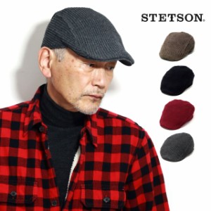 STETSON ニット ハンチング ステットソン メンズ ハンチング帽 ニット 冬 保温 機能的 ニット ハンチングキャップ 紳士 お洒落 秋 ハンチ