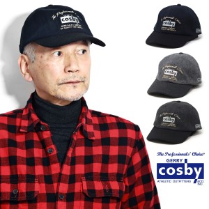 キャップ メンズ 秋冬 GERRY COSBY 帽子 ジェリー コスビー 6方キャップ フロント刺繍 暖かい 野球帽 ベースボールキャップ［ cap ］誕生