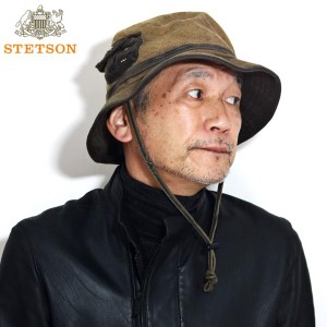 STETSON ハット メンズ ブランド アメリカ 紳士 帽子 大きいサイズ サファリハット 紫外線カット UPF50＋ キャンプ ヴィンテージ風 RANGE