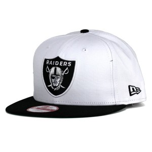 NEWERA　ニューエラ new era　9FIFTY オークランド・レイダース　ホワイト ブラック×ブラック