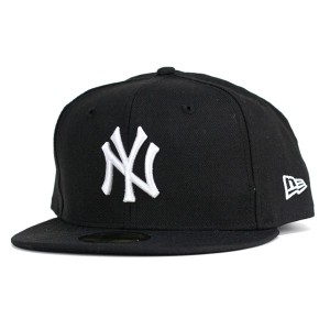 NEWERA　ニューエラ new era　59FIFTY ニューヨーク・ヤンキース　ブラック スノーホワイト