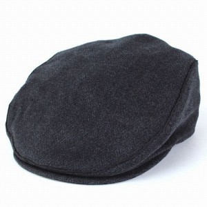 帽子 ハンチング ブランド ヘンシェル ジェフリービーン ウール混 メンズ 秋冬 チャコールグレー ブラック