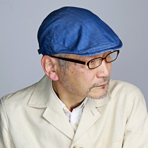 ダックス ファッション 帽子 ハンチング GIZA92 ivycap daks シンプルデザイン 青 ブルー