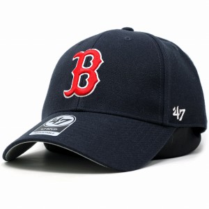 キャップ 47brand 春夏 秋冬 フォーティーセブン マジックアジャスター ツイル生地 Red sox Home 47 MVP ネイビー [ レッドソックス ] ［