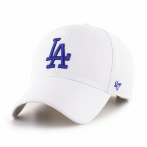 キャップ 47brand 春夏 秋冬 フォーティーセブン マジックアジャスター ツイル生地 Dodgers '47 MVP WHITE x BLUE Logo ホワイト 白 ベー