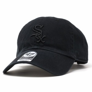 キャップ 47brand クリーンナップ フォーティーセブン　'White sox Black Tonal '47 CLEAN UP Black Black メンズ レディース ホワイトソ