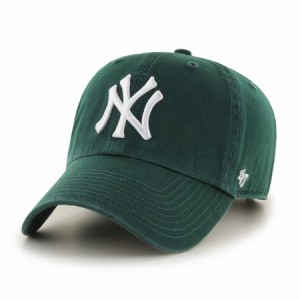 キャップ メンズ 47brand 帽子 クリーンナップ フォーティーセブン ブランド キャップ 緑 ニューヨーク・ヤンキース ベースボールキャッ