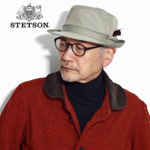 ハット メンズ 帽子 アルペンハット 秋冬 ROYAL STETSON　ブランド 日本製 男性用 シンプル 定番 ステットソン 羽根付き コットン オリー