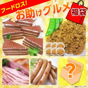 ハム ギフト 送料無料 詰め合わせ お助けグルメ福袋 ケーキ ハム ソーセージ 冷凍 お惣菜 福袋2024 訳あり 食品ロス フードロスセット